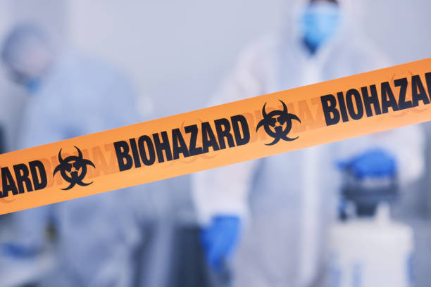 Professional Blood Cleanup technician working in Newtonville, NJ